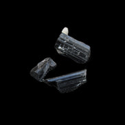 Rainbow Black Tourmaline from Pakistan 3/4 crystals 6-21mm 9-11g in sunlight - Rocks and Things Store