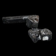 Rainbow Black Tourmaline from Pakistan 3/4 crystals 6-21mm 9-11g in sunlight - Rocks and Things Store