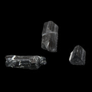Rainbow Black Tourmaline from Pakistan 3/4 crystals 6-21mm 9-11g in sunlight - Rocks and Things Store