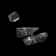 Rainbow Black Tourmaline from Pakistan 3/4 crystals 6-21mm 9-11g in sunlight - Rocks and Things Store