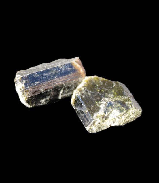 Epidote 2 crystals 19/24mm 12.2g Rocks and Things Store