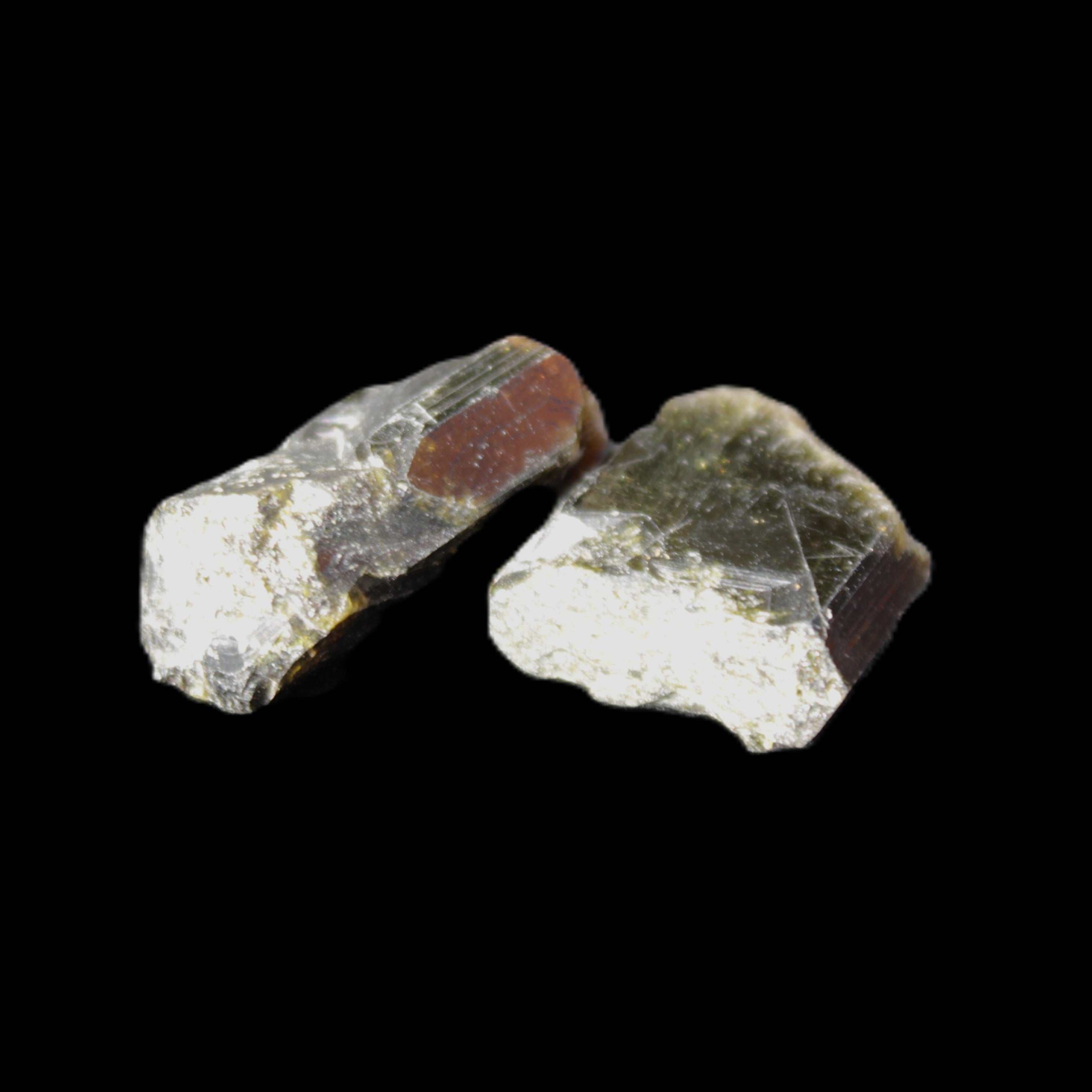 Epidote 2 crystals 19/24mm 12.2g Rocks and Things Store