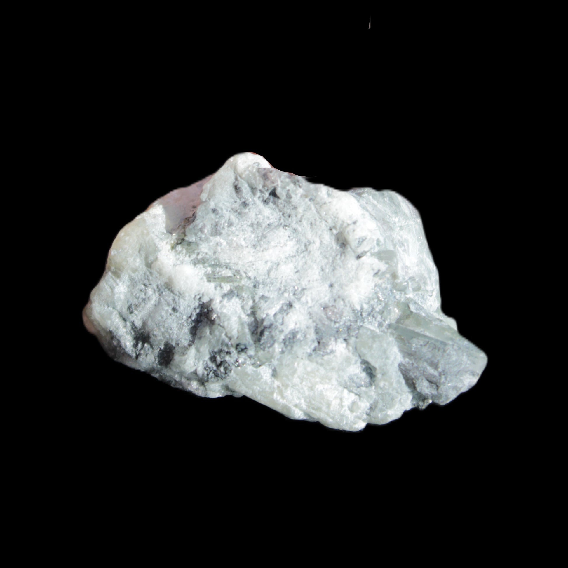 Tourmaline and Mica cluster 30*19mm 15.9g in sunlight - Rocks and Things Store