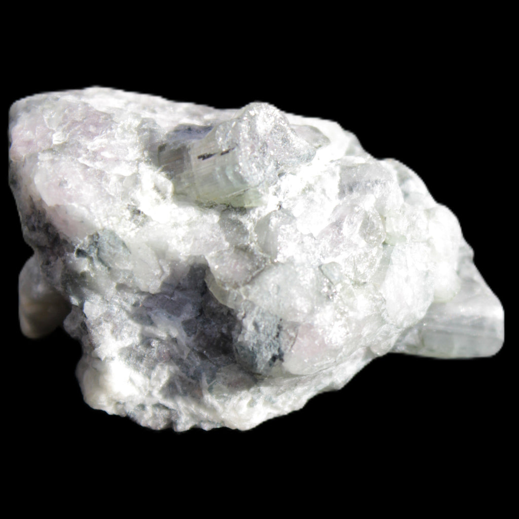 Tourmaline and Mica cluster 30*19mm 15.9g in sunlight - Rocks and Things Store