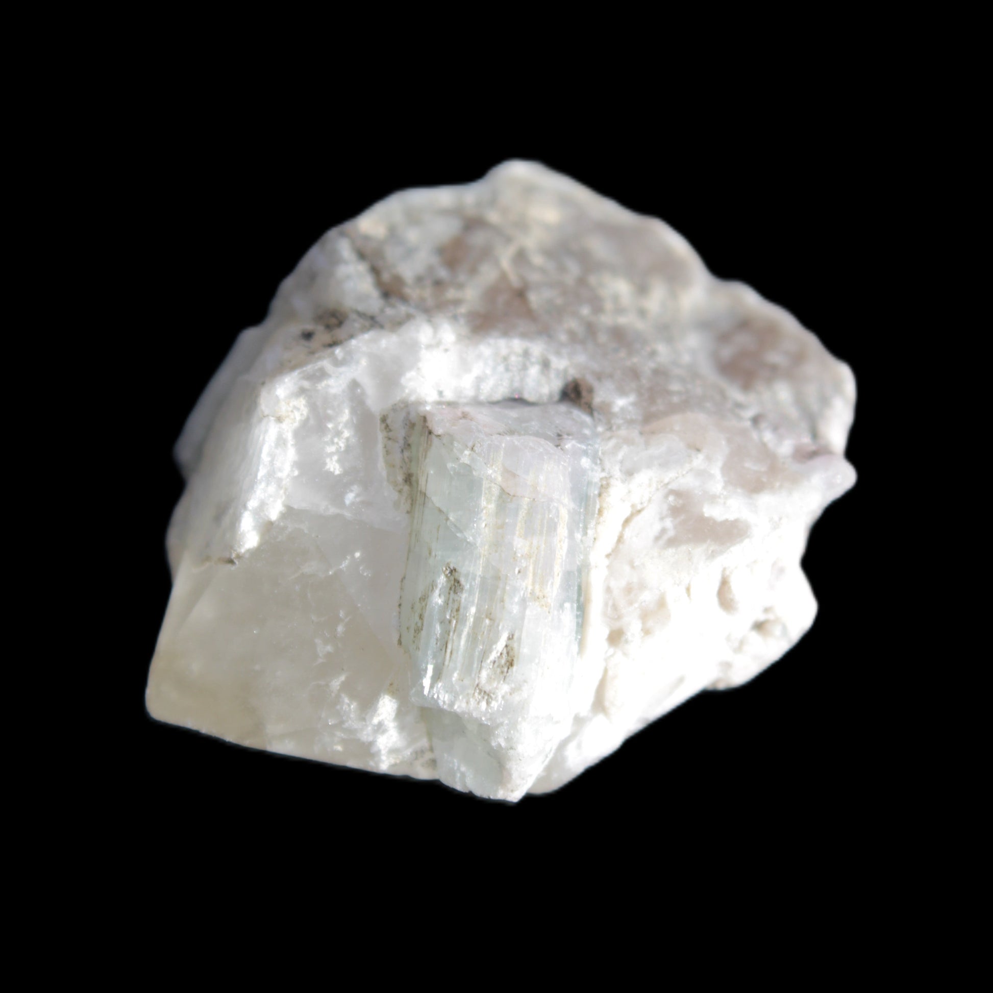 Quartz, Tourmaline, Feldspar and Mica cluster 38*29mm 24.8g in sunlight - Rocks and Things Store