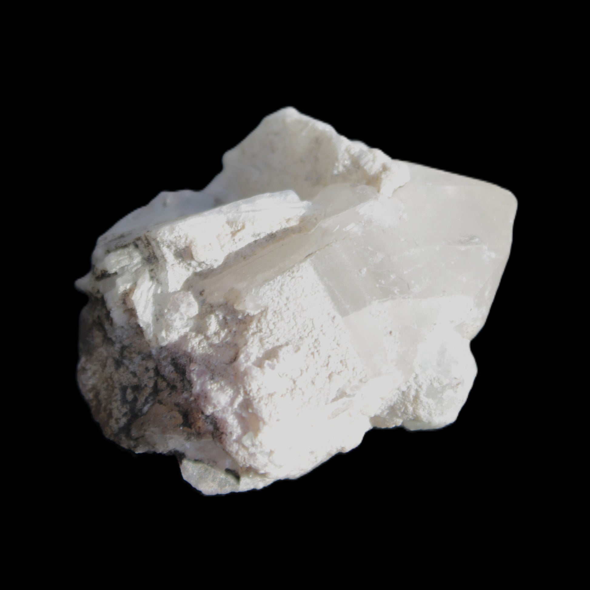 Quartz, Tourmaline, Feldspar and Mica cluster 38*29mm 24.8g in sunlight - Rocks and Things Store