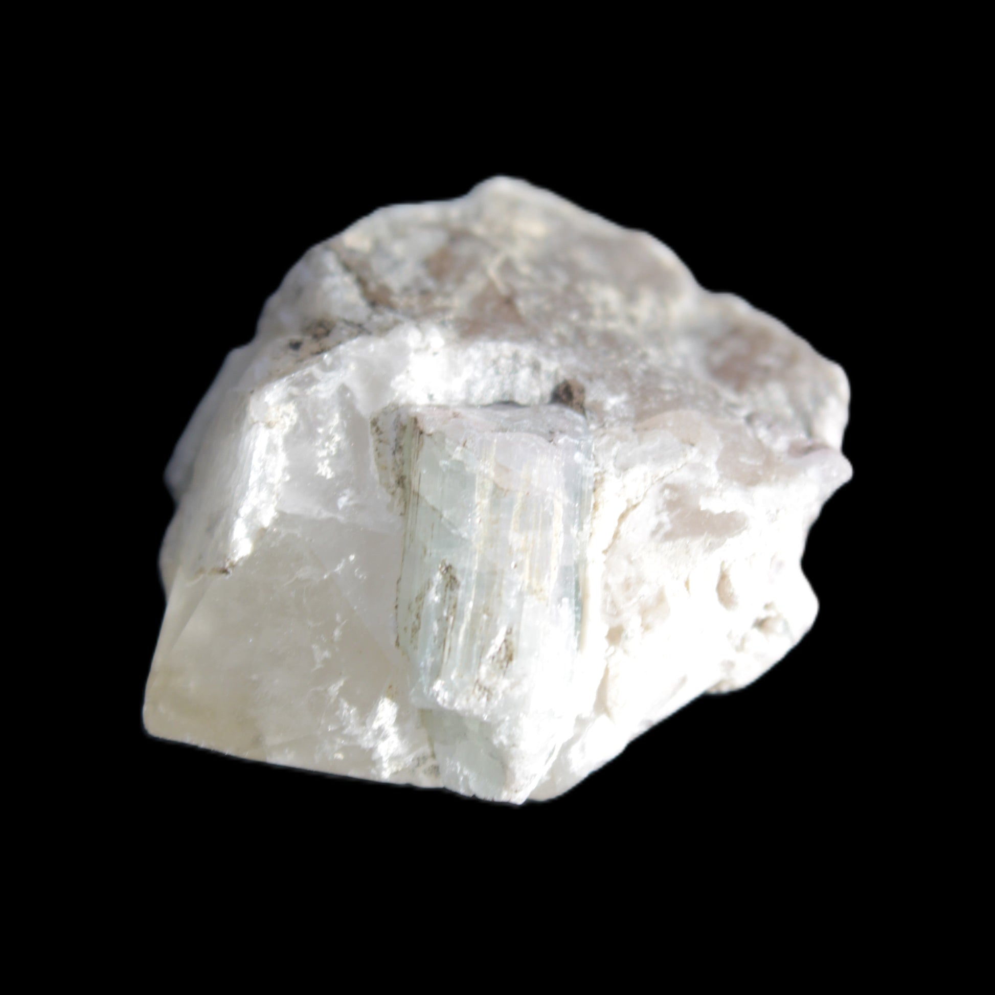 Quartz, Tourmaline, Feldspar and Mica cluster 38*29mm 24.8g in sunlight - Rocks and Things Store
