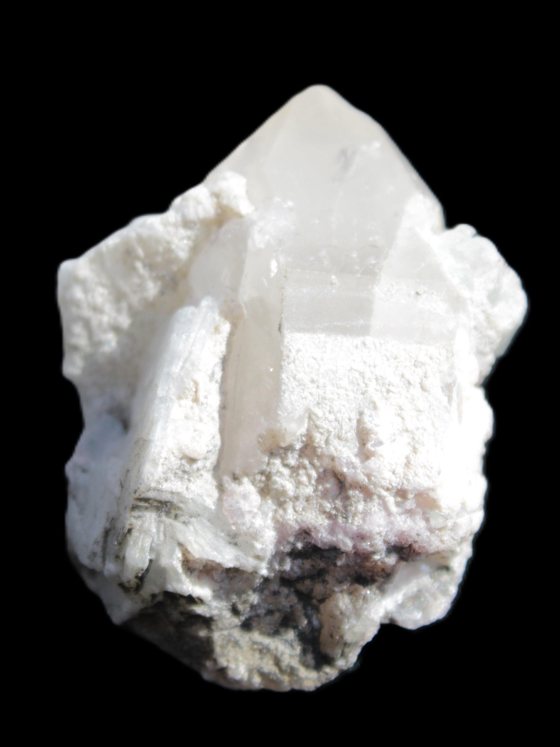 Quartz, Tourmaline, Feldspar and Mica cluster 38*29mm 24.8g in sunlight - Rocks and Things Store