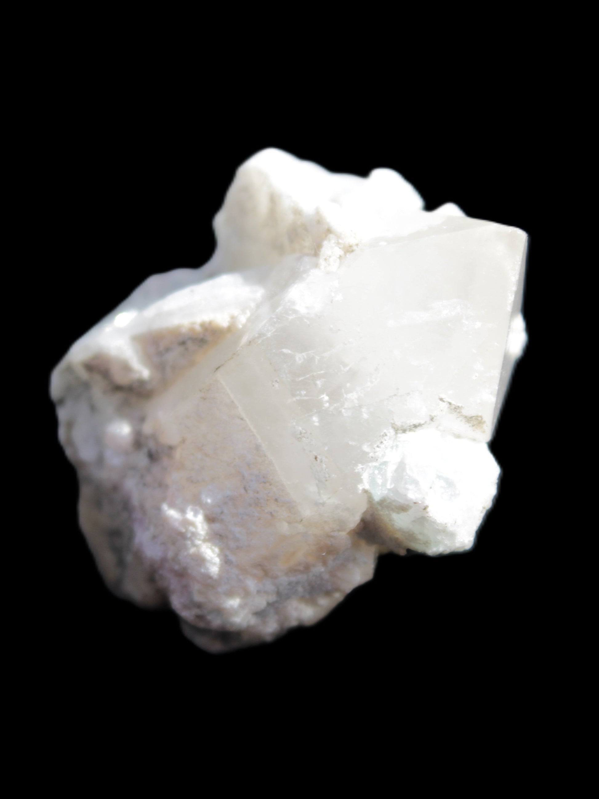 Quartz, Tourmaline, Feldspar and Mica cluster 38*29mm 24.8g in sunlight - Rocks and Things Store