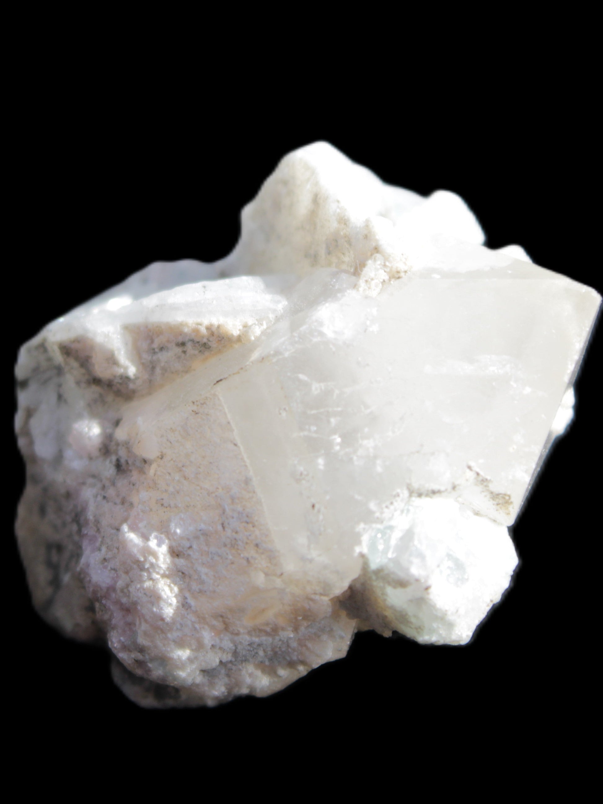 Quartz, Tourmaline, Feldspar and Mica cluster 38*29mm 24.8g in sunlight - Rocks and Things Store