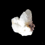 Twinned Quartz with Feldspar cluster 30* 36mm 18.6g in sunlight - Rocks and Things Store
