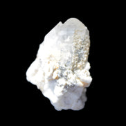 Twinned Quartz with Feldspar cluster 30* 36mm 18.6g in sunlight - Rocks and Things Store