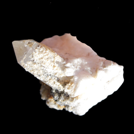 Twinned Quartz with Feldspar cluster 30* 36mm 18.6g in sunlight - Rocks and Things Store