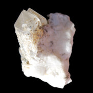 Twinned Quartz with Feldspar cluster 30* 36mm 18.6g in sunlight - Rocks and Things Store