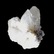 Twinned Quartz with Feldspar cluster 30* 36mm 18.6g in sunlight - Rocks and Things Store