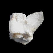 Twinned Quartz with Feldspar cluster 30* 36mm 18.6g in sunlight - Rocks and Things Store
