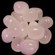 Mangano Calcite UV bright-pink-reactive tumbled stone 7-8g in sunlight - Rocks and Things Store