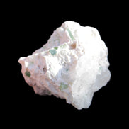 Clear Kunzite and Green Tourmaline cluster in matrix 30*26*22mm 14.7g in sunlight - Rocks and Things Store