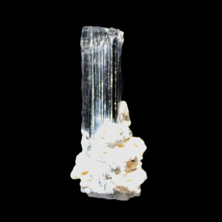 Green Tourmaline Elbaite crystal on matrix 40*10mm  45.5ct 9.1g Rocks and Things