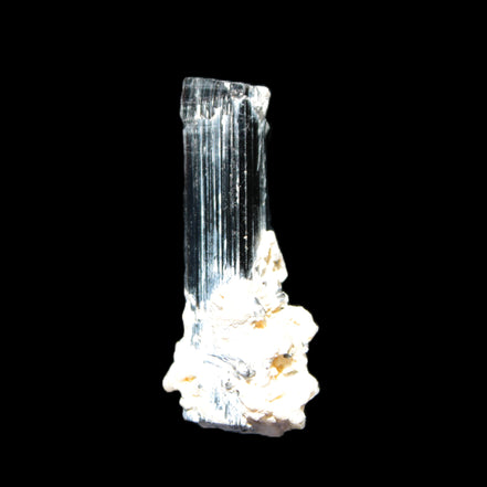 Green Tourmaline Elbaite crystal on matrix 40*10mm  45.5ct 9.1g Rocks and Things Store