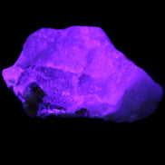 Green and Bi-colour Tourmaline on Quartz cluster 30*14*25mm 87.5ct 17.6g in UV light - Rocks and Things Store