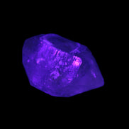 Double-terminated Quartz from Skardu 38*14*22mm 17.8g in UV light - Rocks and Things Store