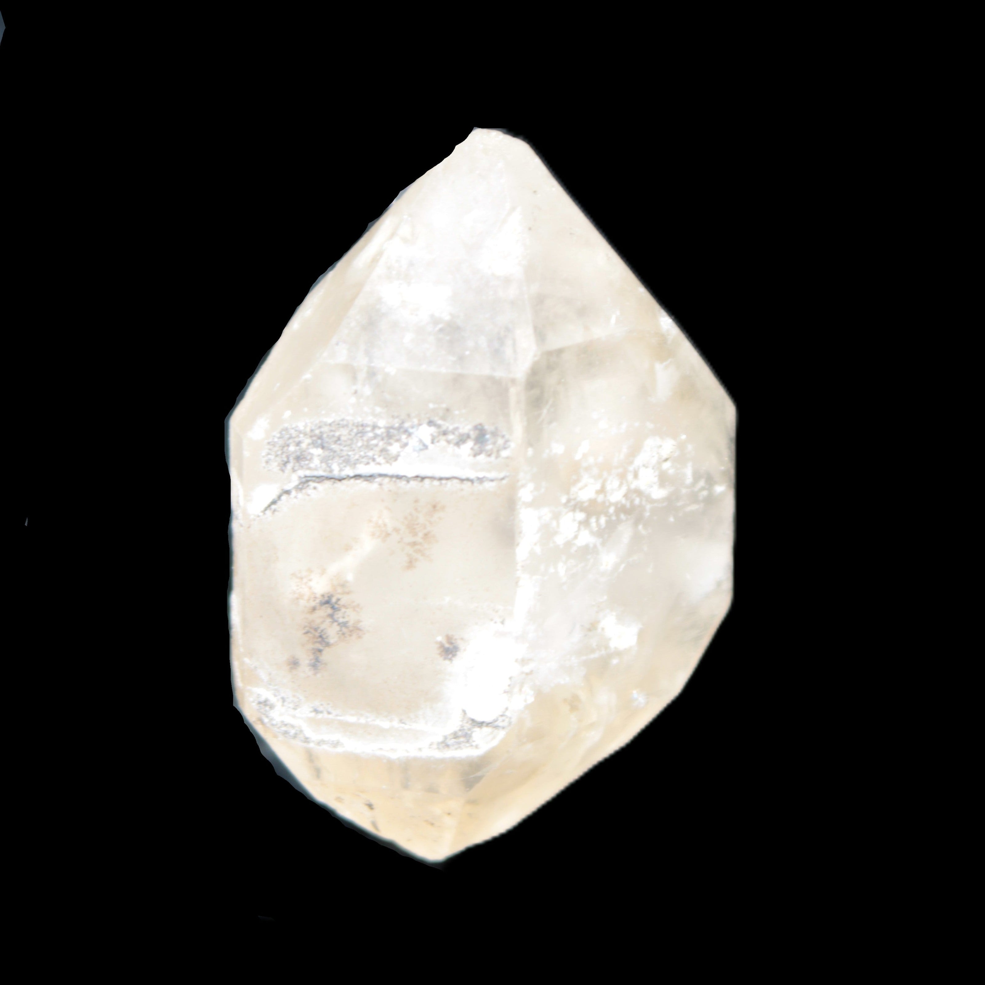 Double-terminated Quartz from Skardu 38*14*22mm 17.8g in bright sunshine - Rocks and Things Store