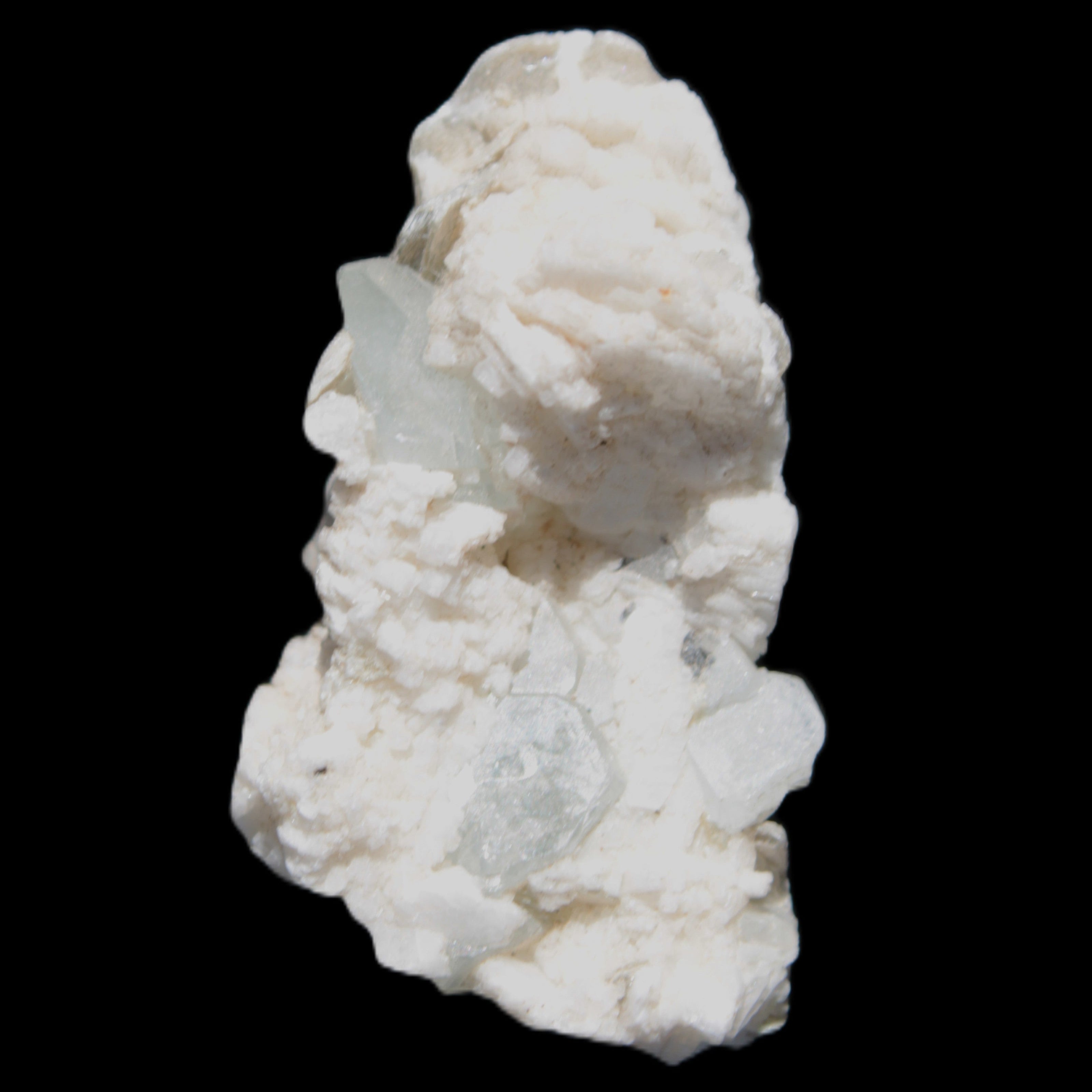 Aquamarine, Green Tourmaline and Lepidolite cluster 41*23*22mm 80.5ct 16.1g in bright sunlight - Rocks and Things Store