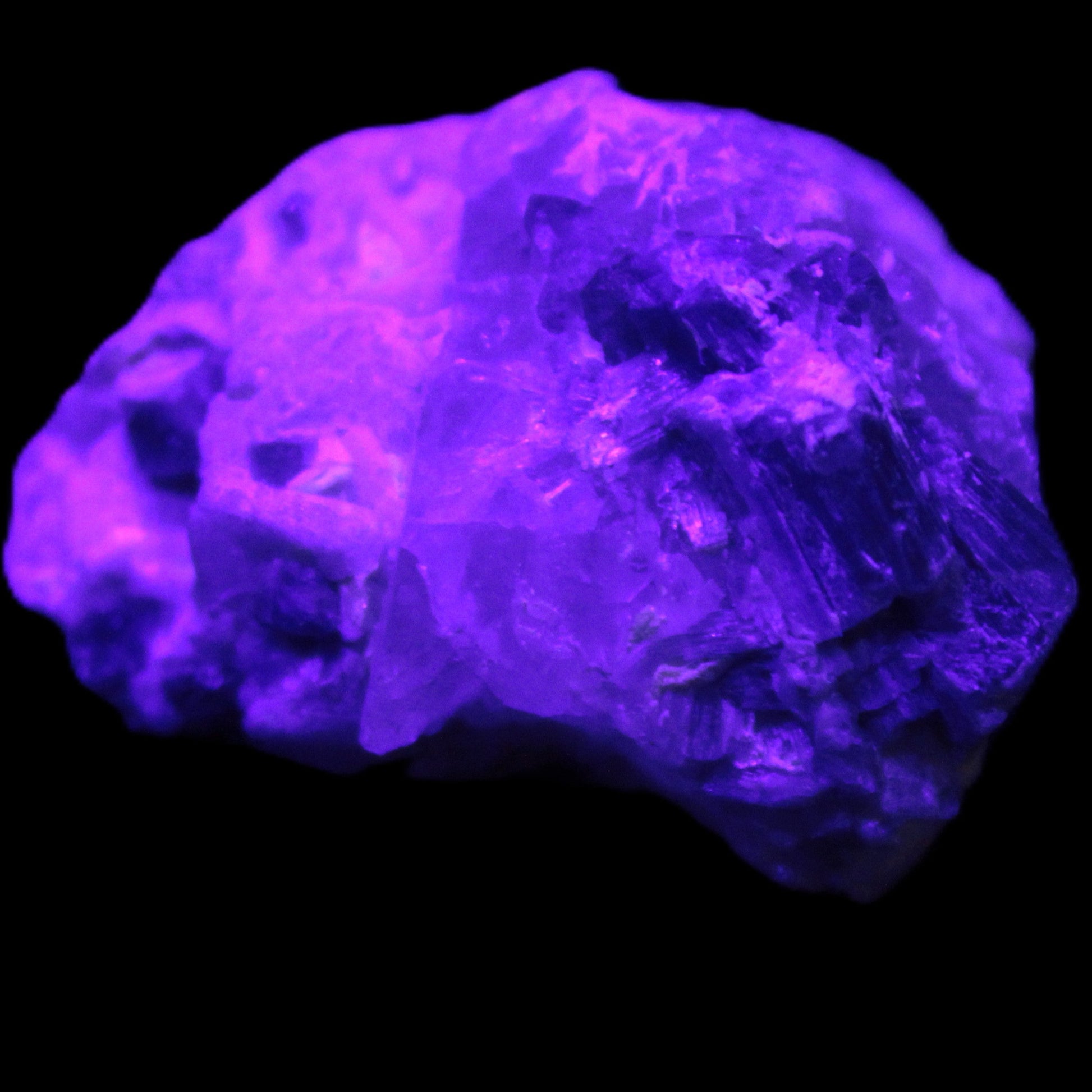 Blue Indicolite and Green Tourmaline cluster in matrix 120.5ct 24.1g Rocks and Things Store