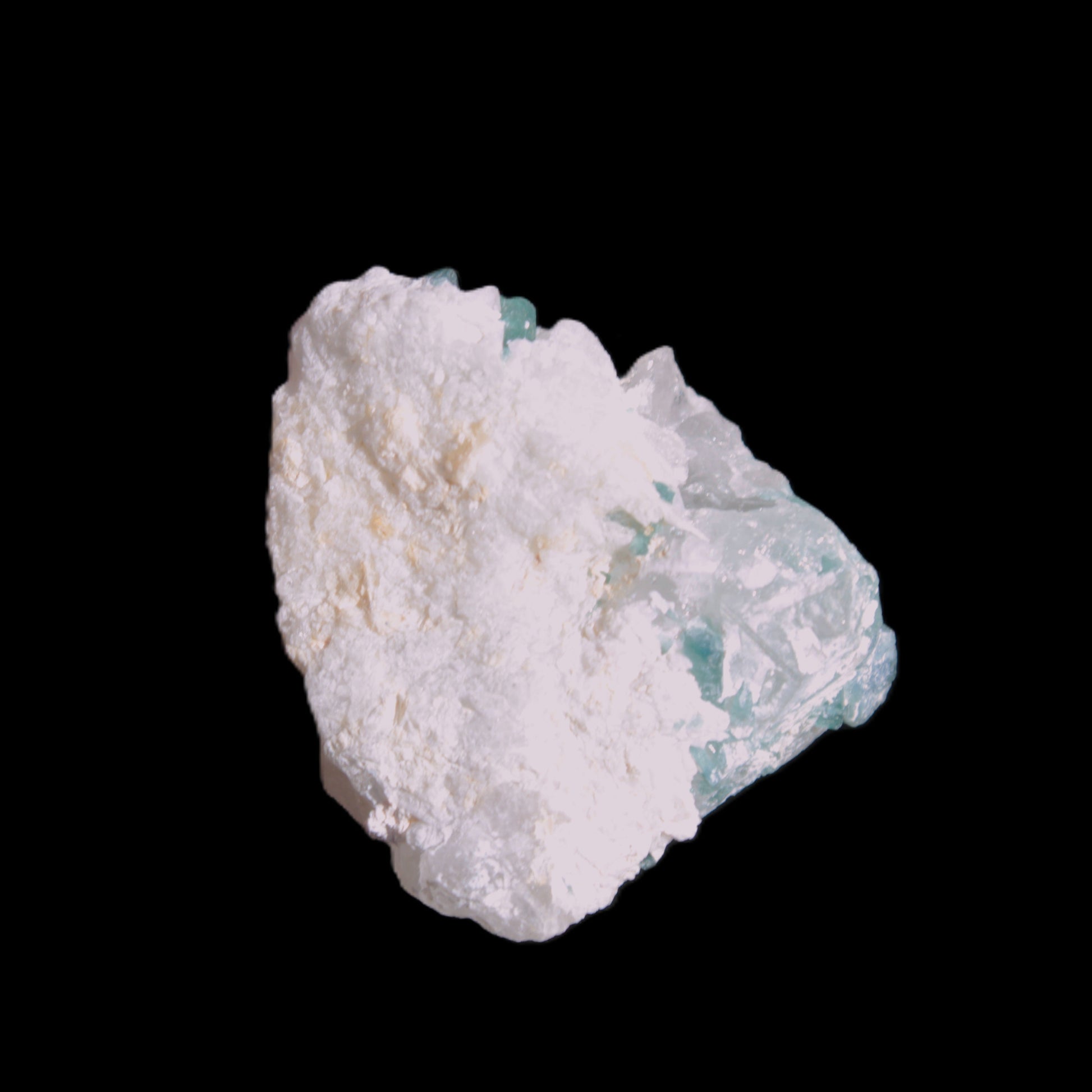 Blue Indicolite and Green Tourmaline cluster in matrix 120.5ct 24.1g in sunshine - Rocks and Things Store