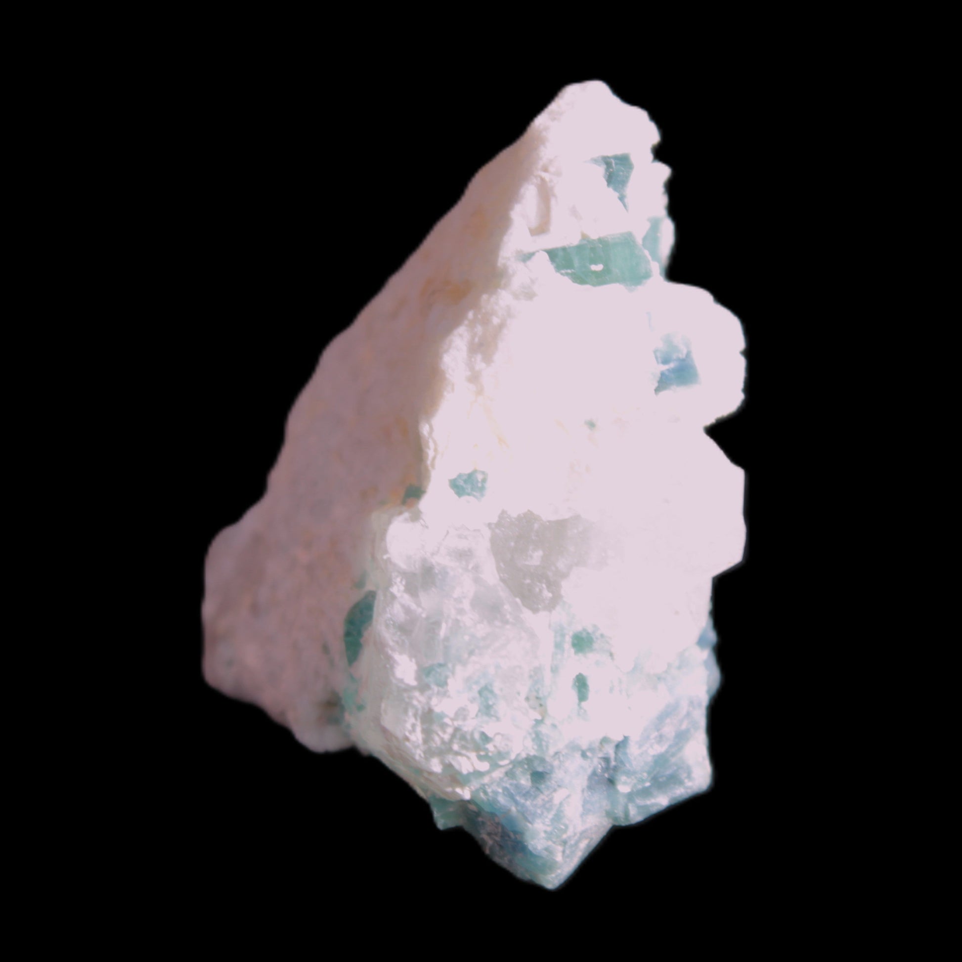 Blue Indicolite and Green Tourmaline cluster in matrix 120.5ct 24.1g in sunshine - Rocks and Things Store