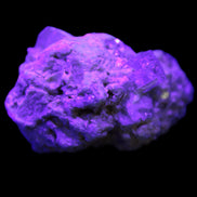 Aquamarine and Mica cluster 42*31*26mm 156ct 31.5g in UV light - Rocks and Things Store