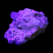 Aquamarine and Mica cluster 42*31*26mm 156ct 31.5g in UV light - Rocks and Things Store