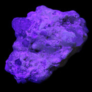 Aquamarine and Mica cluster 42*31*26mm 156ct 31.5g in UV light - Rocks and Things Store