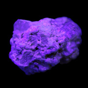 Aquamarine and Mica cluster 42*31*26mm 156ct 31.5g in UV light - Rocks and Things Store