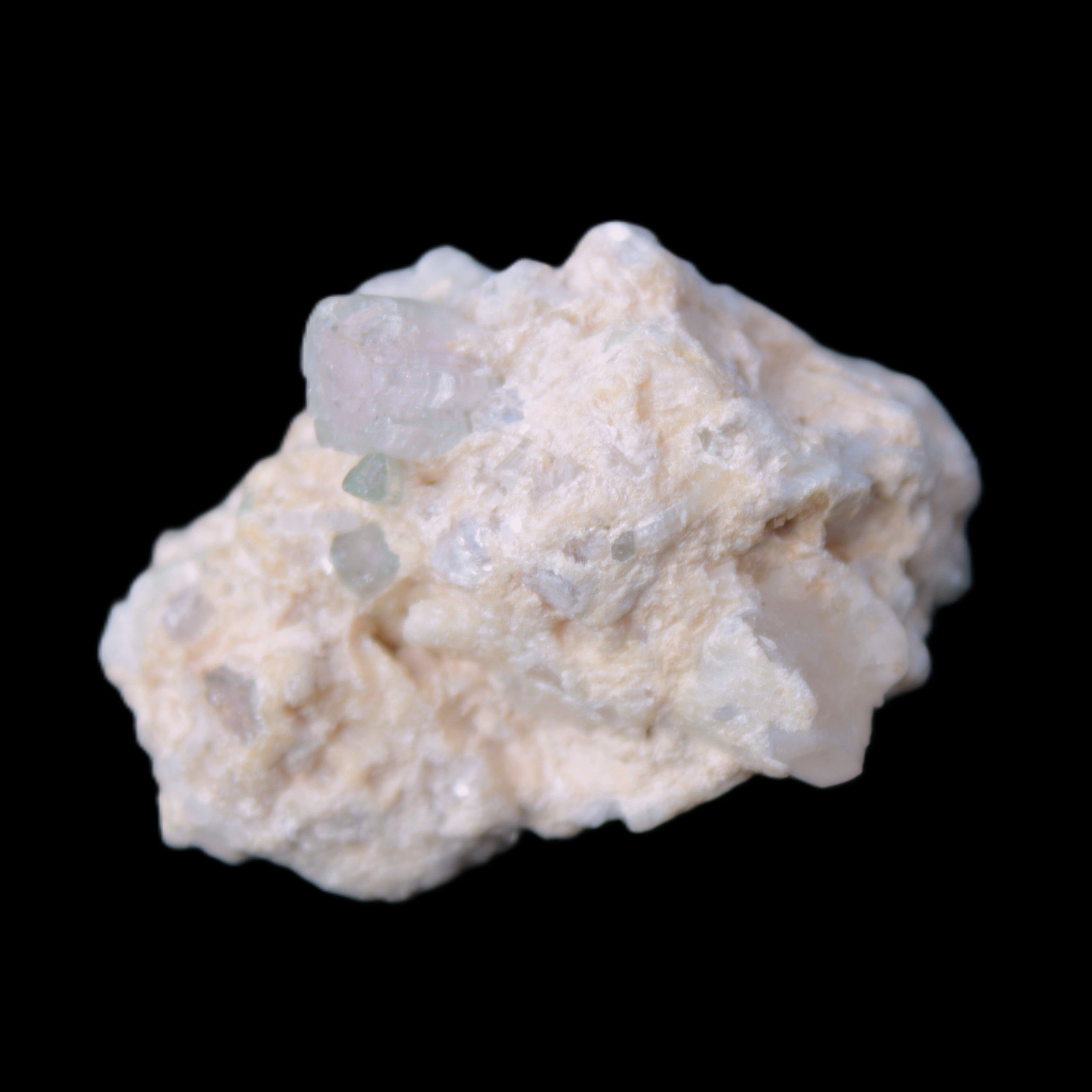 Aquamarine and Mica cluster 42*31*26mm 156ct 31.5g in bright sunshine - Rocks and Things Store