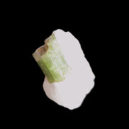 Green Tourmaline crystal on quartz 2.3g Rocks and Things