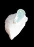 Green Tourmaline crystal on Quartz with Feldspar 5.2g in sunlight - Rocks and Things Store
