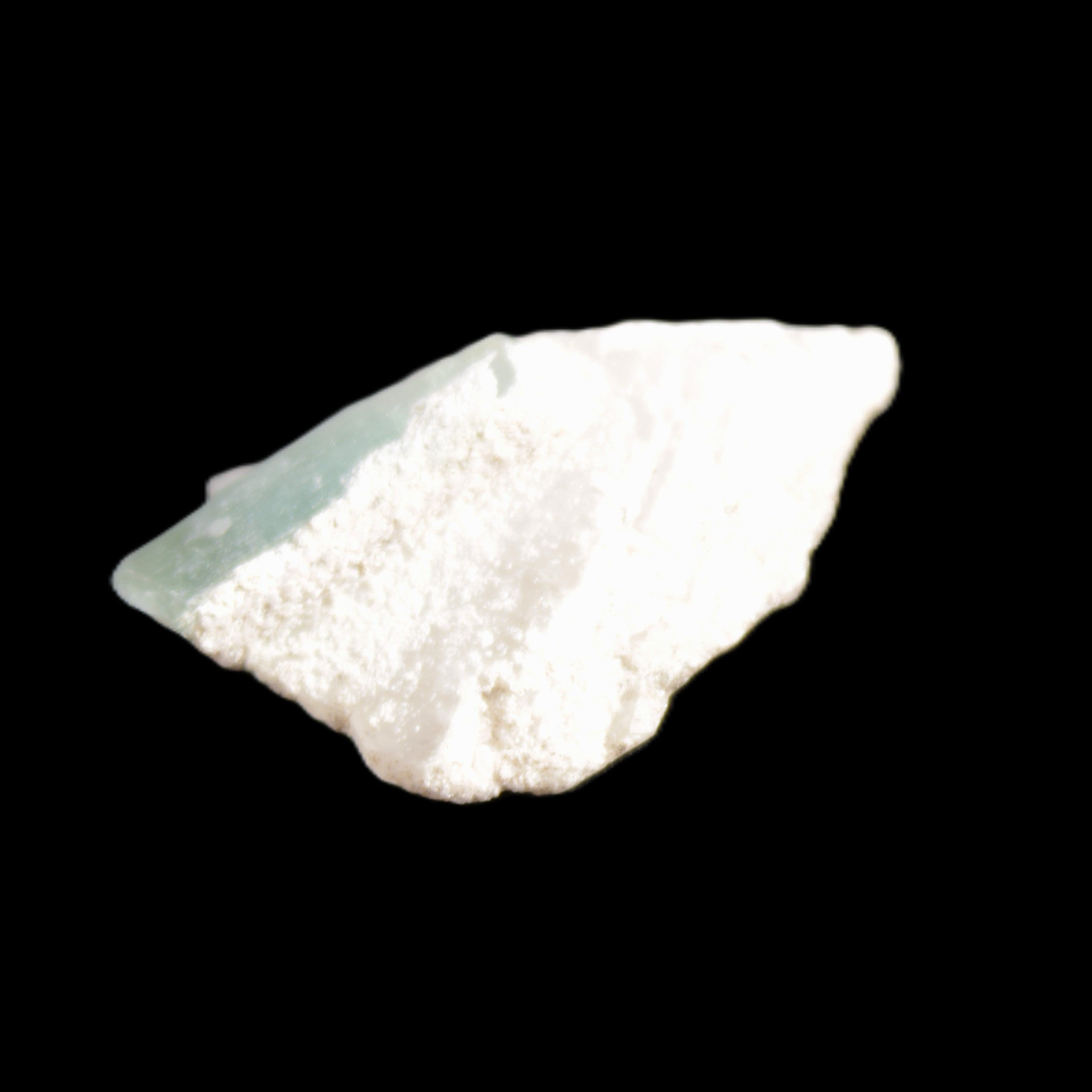 Green Tourmaline crystal on Quartz with Feldspar 5.2g in sunlight - Rocks and Things Store