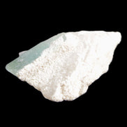 Green Tourmaline crystal on Quartz with Feldspar 5.2g in sunlight - Rocks and Things Store