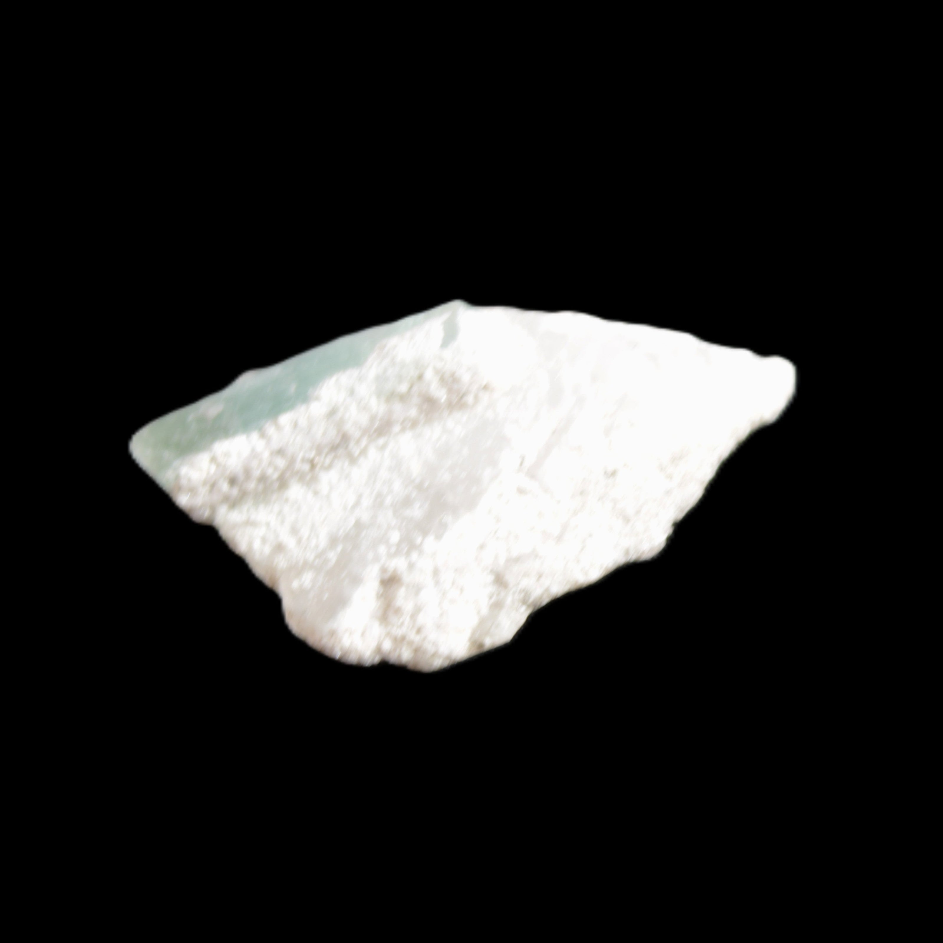 Green Tourmaline crystal on Quartz with Feldspar 5.2g in sunlight - Rocks and Things Store