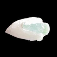 Green Tourmaline crystal on Quartz with Feldspar 5.2g in sunlight - Rocks and Things Store