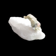 Watermelon Tourmaline on Quartz cluster 27mm 21ct 4.2g in sunlight - Rocks and Things Store