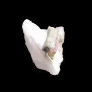 Watermelon Tourmaline on Quartz cluster 27mm 21ct 4.2g in sunlight - Rocks and Things Store