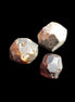 Garnets three natural crystals from Pakistan 8.2g in sunlight - Rocks and Things Store