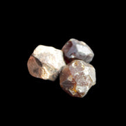 Garnets three natural crystals from Pakistan 8.2g in sunlight - Rocks and Things Store