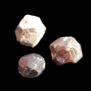 Garnets three natural crystals from Pakistan 8.2g in sunlight - Rocks and Things Store