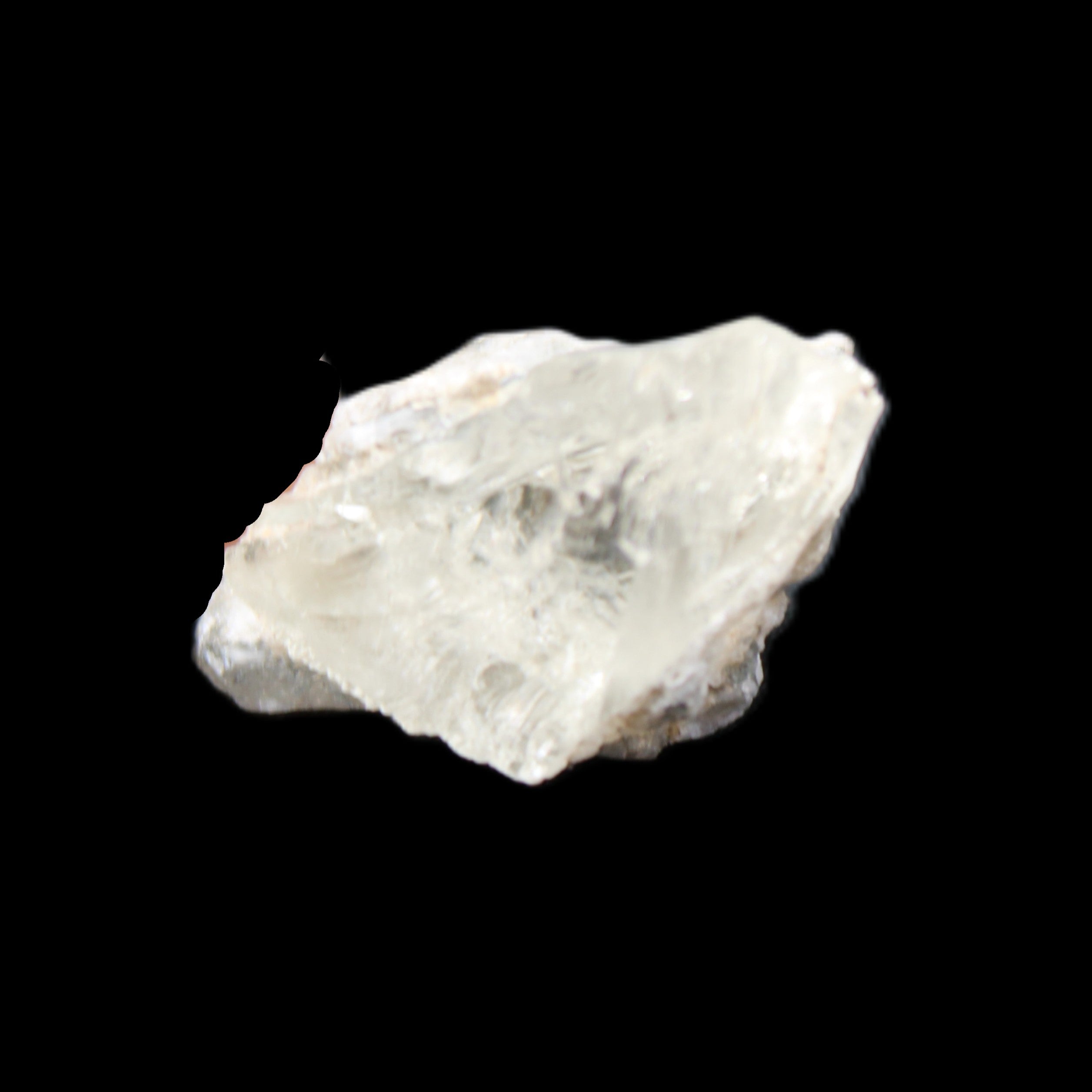 Clear Quartz with Tourmaline 25*12mm 5.7g in sunlight - Rocks and Things Store