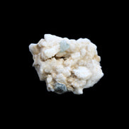 Aquamarine and Lepidolite on Feldspar cluster 9.1g in sunlight - Rocks and Things Store