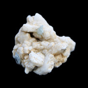 Aquamarine and Lepidolite on Feldspar cluster 9.1g in sunlight - Rocks and Things Store